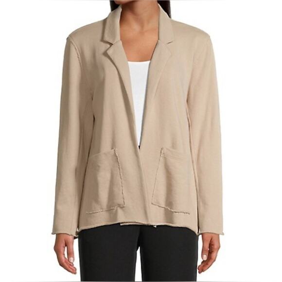 Eileen Fisher Jackets & Blazers - Eileen Fisher 100% Organic Cotton Organic Open-Front Blazer Office Wear Size XS